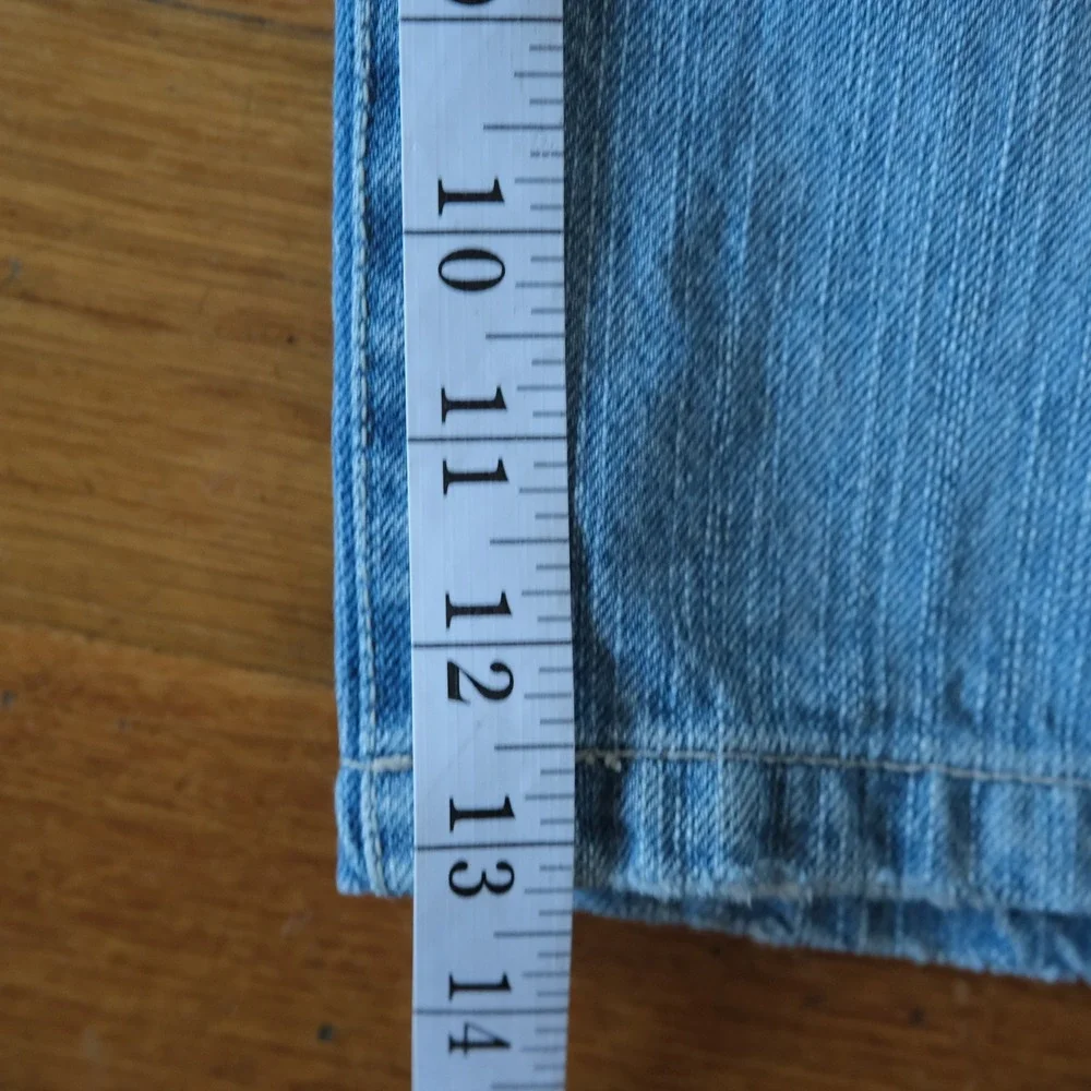 Avirex Denim Shorts Mens Blue Baggy Y2K Streetwear 34 Jorts Streetwear Summer